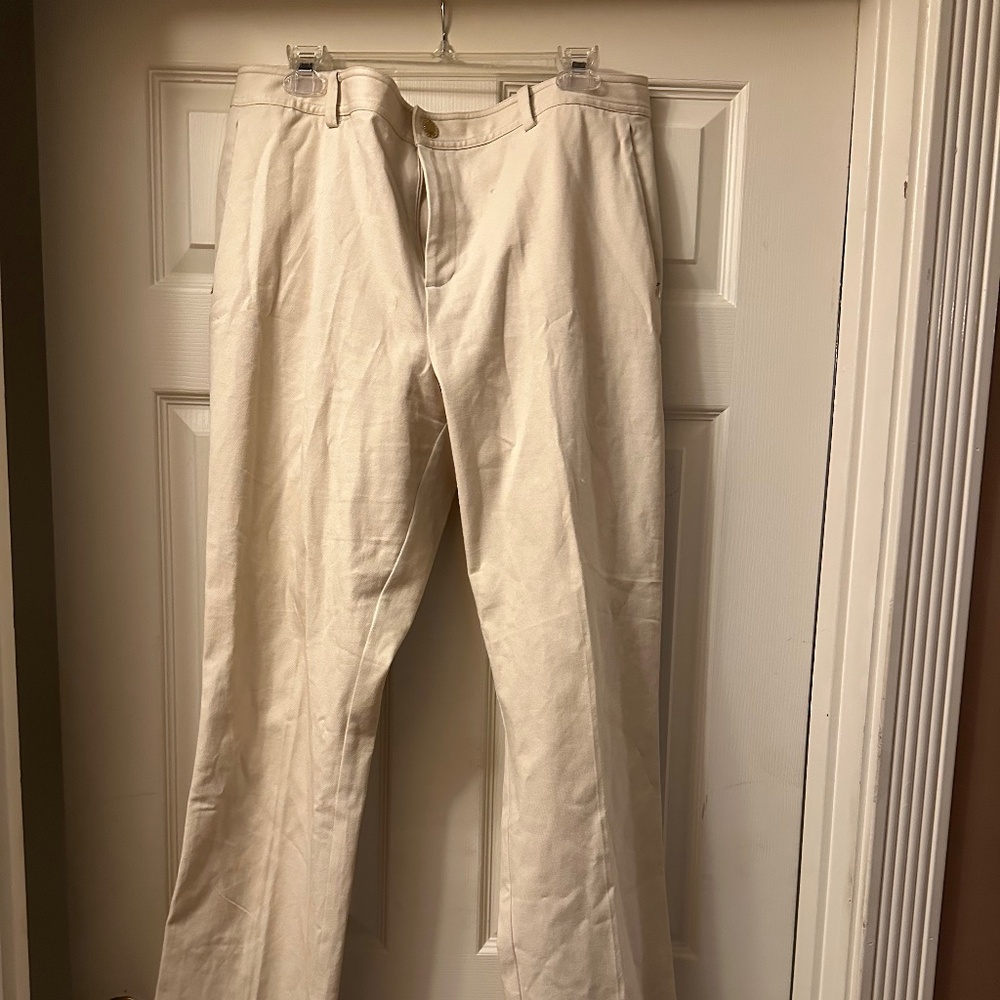 Lauren Ralph Lauren || Size 16 || Women's Cream Pants || 95% Cotton